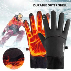 Waterproof Touchscreen Winter Gloves — Unisex Warm Grip