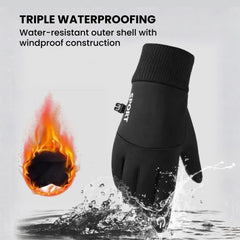 Waterproof Touchscreen Winter Gloves — Unisex Warm Grip