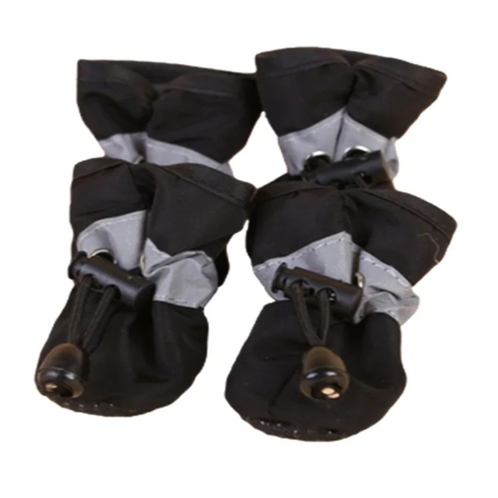Waterproof Anti-Slip Dog Boots with Reflective Straps