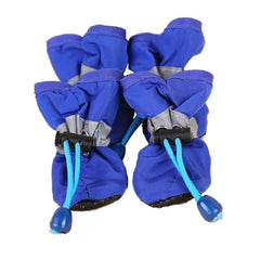 Waterproof Anti-Slip Dog Boots with Reflective Straps
