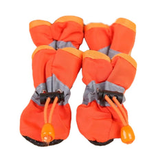 Waterproof Anti-Slip Dog Boots with Reflective Straps