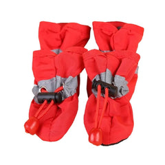 Waterproof Anti-Slip Dog Boots with Reflective Straps