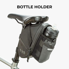 Waterproof Bike Saddle Bag with Bottle Holder | 1.5L Rear Seat Pack