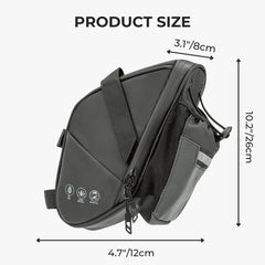 Waterproof Bike Saddle Bag with Bottle Holder | 1.5L Rear Seat Pack