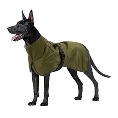 Waterproof Dog Coat with Reflective Design & Warm Lining
