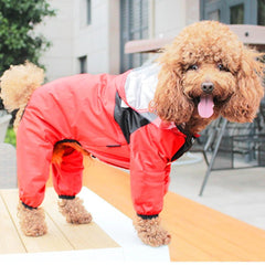 Waterproof Dog Raincoat with Transparent hat