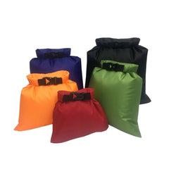 Waterproof Dry Bag Trio — Roll-Top Travel Set