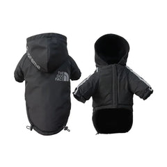 Waterproof Fleece Dog Jacket with Reflective Trim