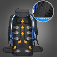90L Waterproof Nylon Hiking Backpack – Softback