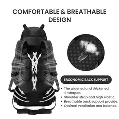 90L Waterproof Nylon Hiking Backpack – Softback