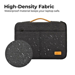 Slim Waterproof Laptop Sleeve with Handle & Pockets