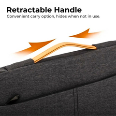Slim Waterproof Laptop Sleeve with Handle & Pockets
