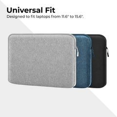 Slim Waterproof Laptop Sleeve Case — 11.6" to 15.6"