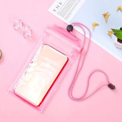 Waterproof_Phone_Pouch_with_Lanyard_Universal_Fit_-_Pink_-_2