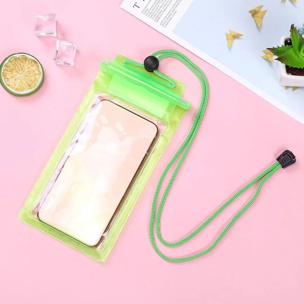 Waterproof_Phone_Pouch_with_Lanyard_Universal_Fit_-_green_-_2