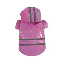 Waterproof Reflective Dog Raincoat — Hooded, Adjustable
