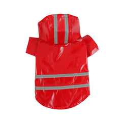 Waterproof Reflective Dog Raincoat — Hooded, Adjustable