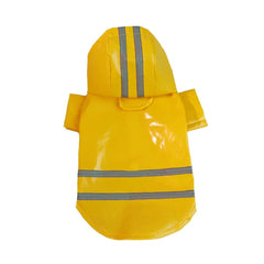 Waterproof Reflective Dog Raincoat — Hooded, Adjustable