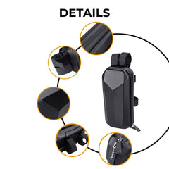 Waterproof Scooter Front Bag | 2L/5L EVA Hard Shell Storage