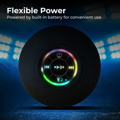 LED Waterproof Speaker Bluetooth Suction Audio