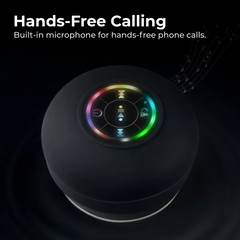 LED Waterproof Speaker Bluetooth Suction Audio