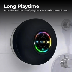 LED Waterproof Speaker Bluetooth Suction Audio