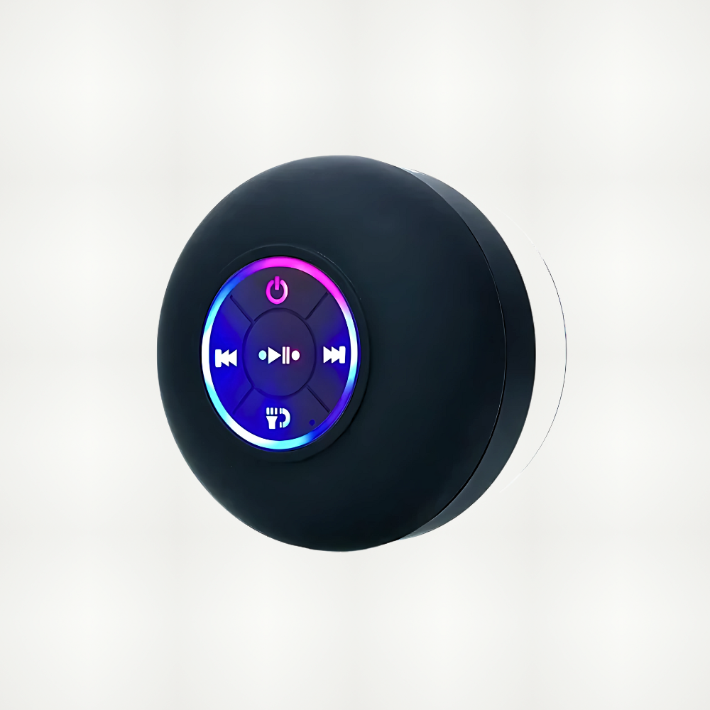 LED Waterproof Speaker Bluetooth Suction Audio