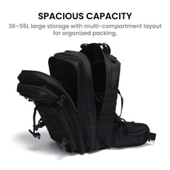 Outdoor Tactical Backpack 55L – Waterproof Oxford Gear