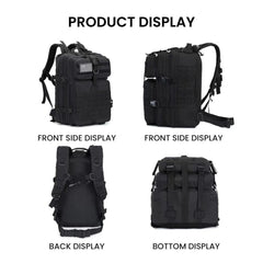 Outdoor Tactical Backpack 55L – Waterproof Oxford Gear