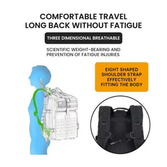 Outdoor Tactical Backpack 55L – Waterproof Oxford Gear