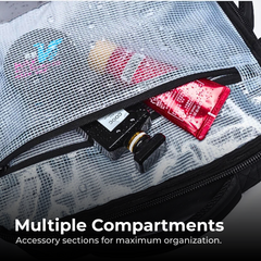 Expandable Waterproof Travel Backpack with USB Port