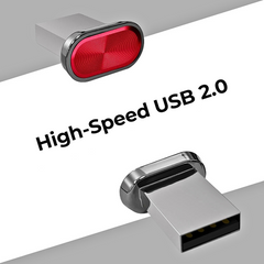 Mini USB 2.0 Metal Capsule Flash Drive