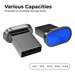 Mini USB 2.0 Metal Capsule Flash Drive
