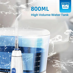 Water pulse Electric Water Flosser 800ML for Teeth Cleaning