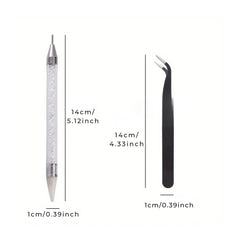 Wax Pencil & Tweezer Kit for Rhinestone Picking Tools
