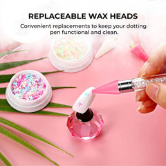 Wax Tips for Nail Pens – 1/5/10pcs Rhinestone Tool Refill