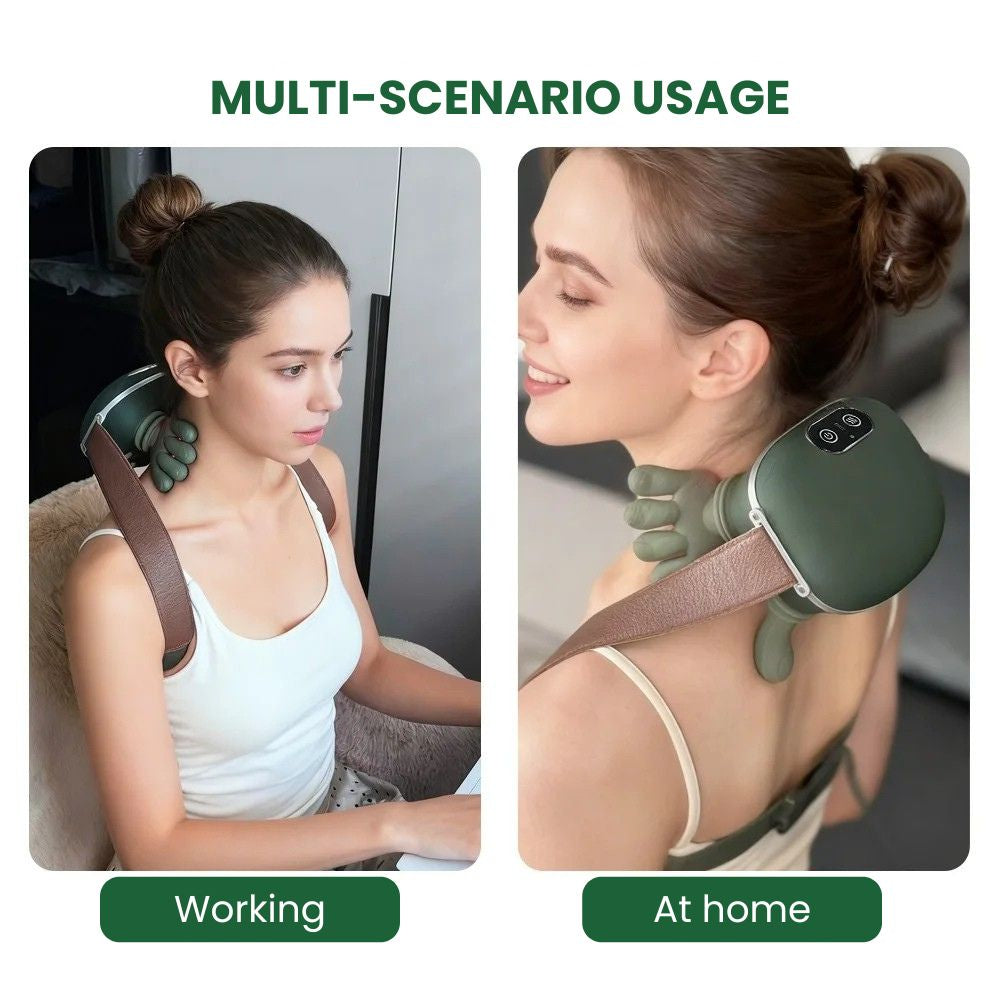 Wearable Neck & Shoulder Deep Tissue Massager -  multi scenario
