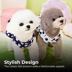Princess Wedding Party Dog Dress Dot Pattern