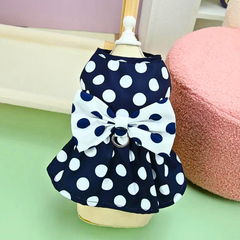 Princess Wedding Party Dog Dress Dot Pattern