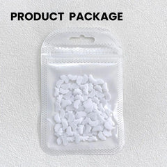 White Angel Wings Nail Charms – 30PCS 3D Kawaii Set