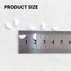 White Angel Wings Nail Charms – 30PCS 3D Kawaii Set