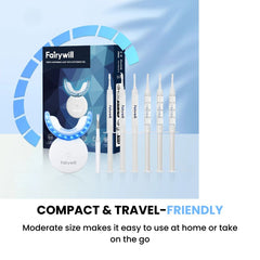 Whiten Teeth Fast w/ LED Kit & 22% Gel for Sensitive Teeth