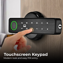 Smart Tuya Wi-Fi Fingerprint Door Lock — Touch Keypad