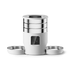 Automatic Pet, Cat & Dog Feeder with Stainless Steel Bowls & 4.5L Capacity