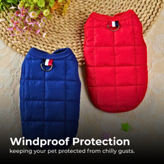 Warm Windproof Dog Jacket for Small Dogs