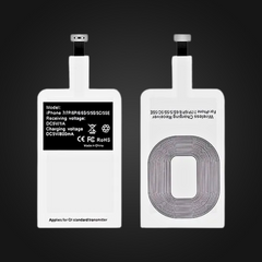 Thin Qi Wireless Charging Receiver — Type-C / Micro / iPhone