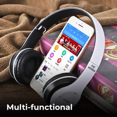 Bluetooth Wireless Headphones HIFI Bass Mic