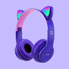 Flash Light Wireless Headset with Mic for Kids