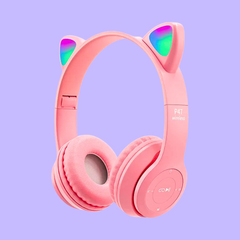 Flash Light Wireless Headset with Mic for Kids