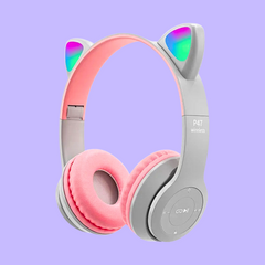 Flash Light Wireless Headset with Mic for Kids